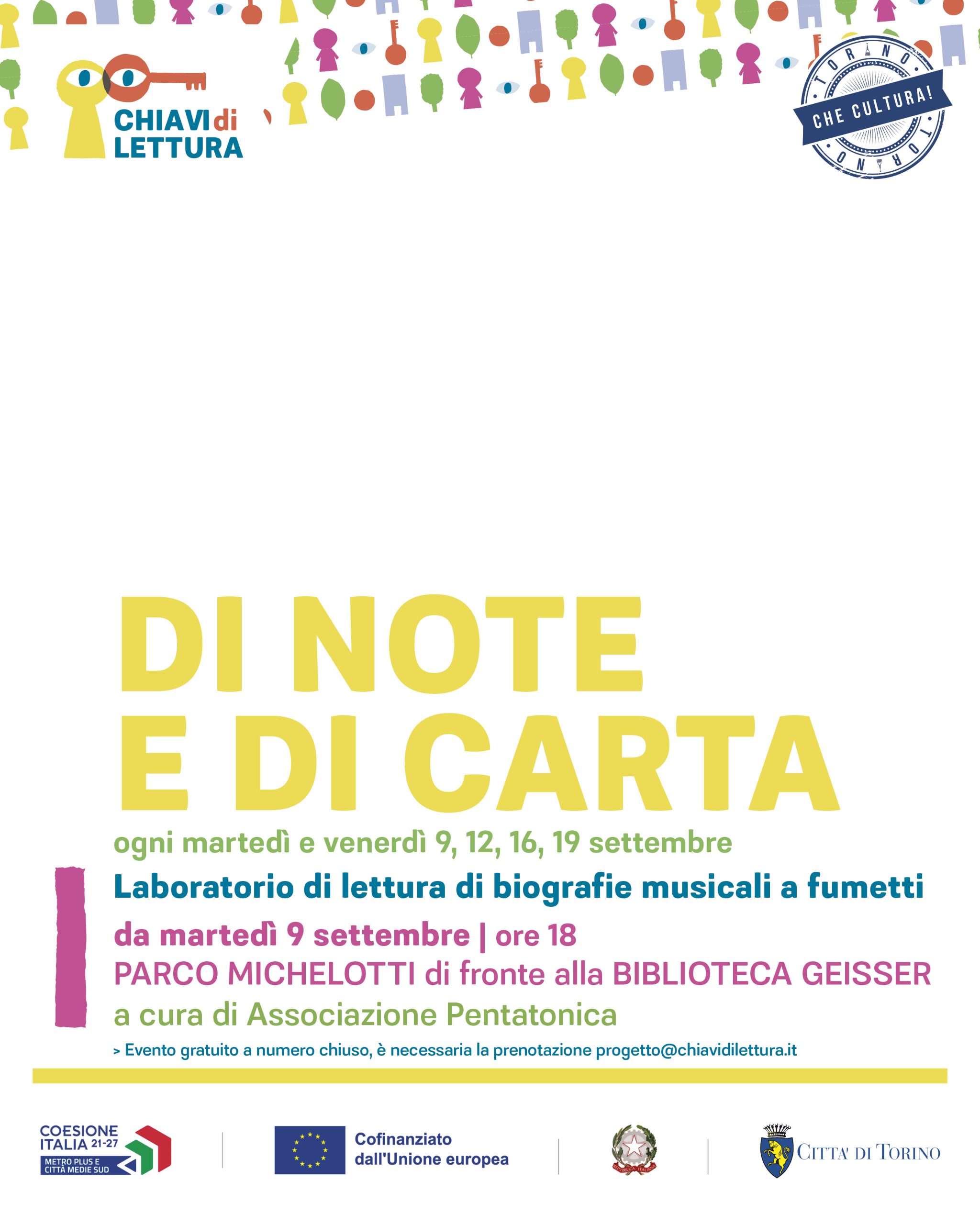 DI NOTE E DI CARTE – Laboratorio di lettura di biografie musicali a fumetti