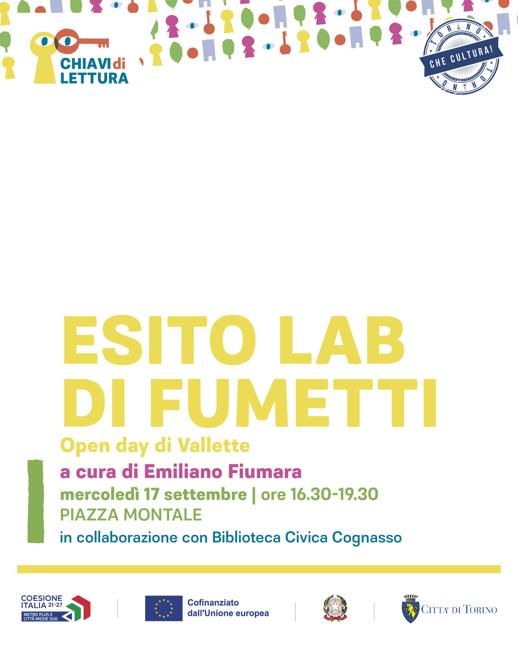 ESITO Laboratorio DI FUMETTI – Open day di Vallette 